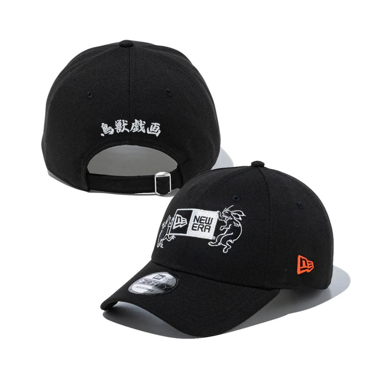 NEW ERA 鳥獣戯画 - 9FORTY BOX LOGO BLACK 【14940831】