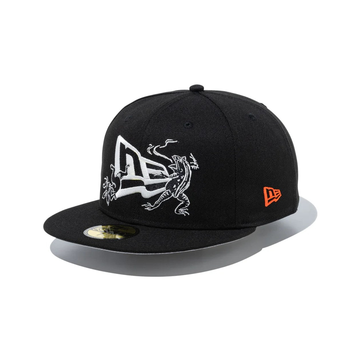 NEW ERA 鳥獣戯画 - 59FIFTY FLAG LOGO BLACK 【14940844】 – HOMEGAME