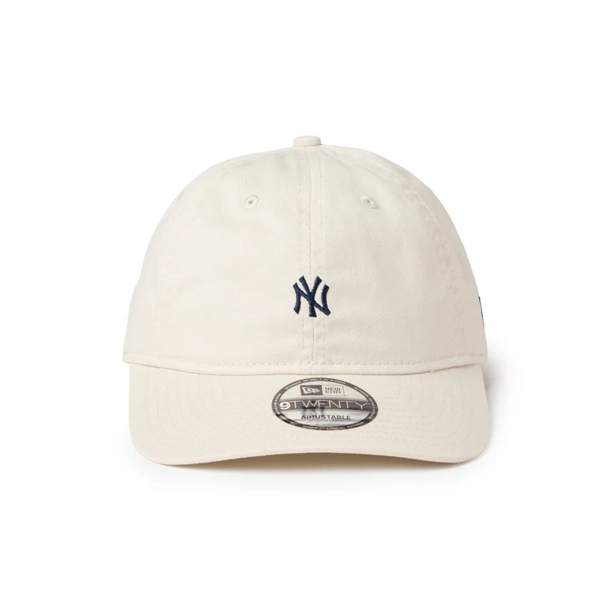 NEW ERA New York Yankees - 9TWENTY WASHED COTTON Mini Logo IVORY/MID NIGHT NAVY【14942673】