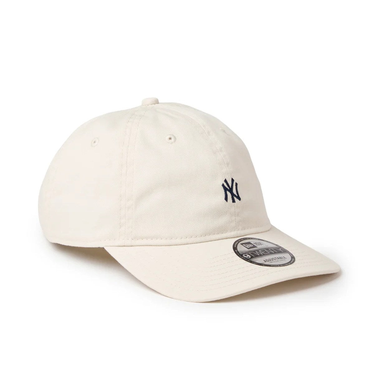 NEW ERA New York Yankees - 9TWENTY WASHED COTTON Mini Logo IVORY/MID NIGHT NAVY【14942673】