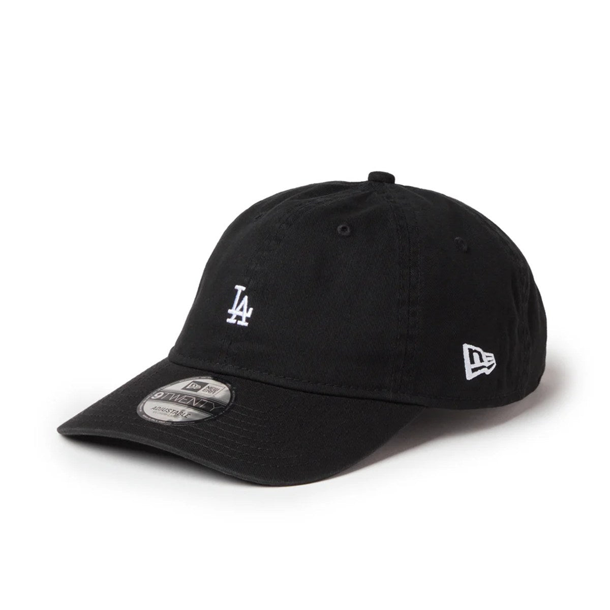 NEW ERA Los Angeles Dodgers - 9TWENTY WASHED COTTON Mini Logo BLACK/WHITE 【14942679】