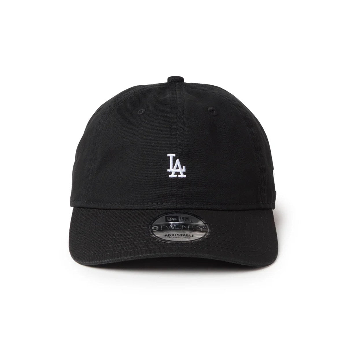 NEW ERA Los Angeles Dodgers - 9TWENTY WASHED COTTON Mini Logo BLACK/WHITE 【14942679】