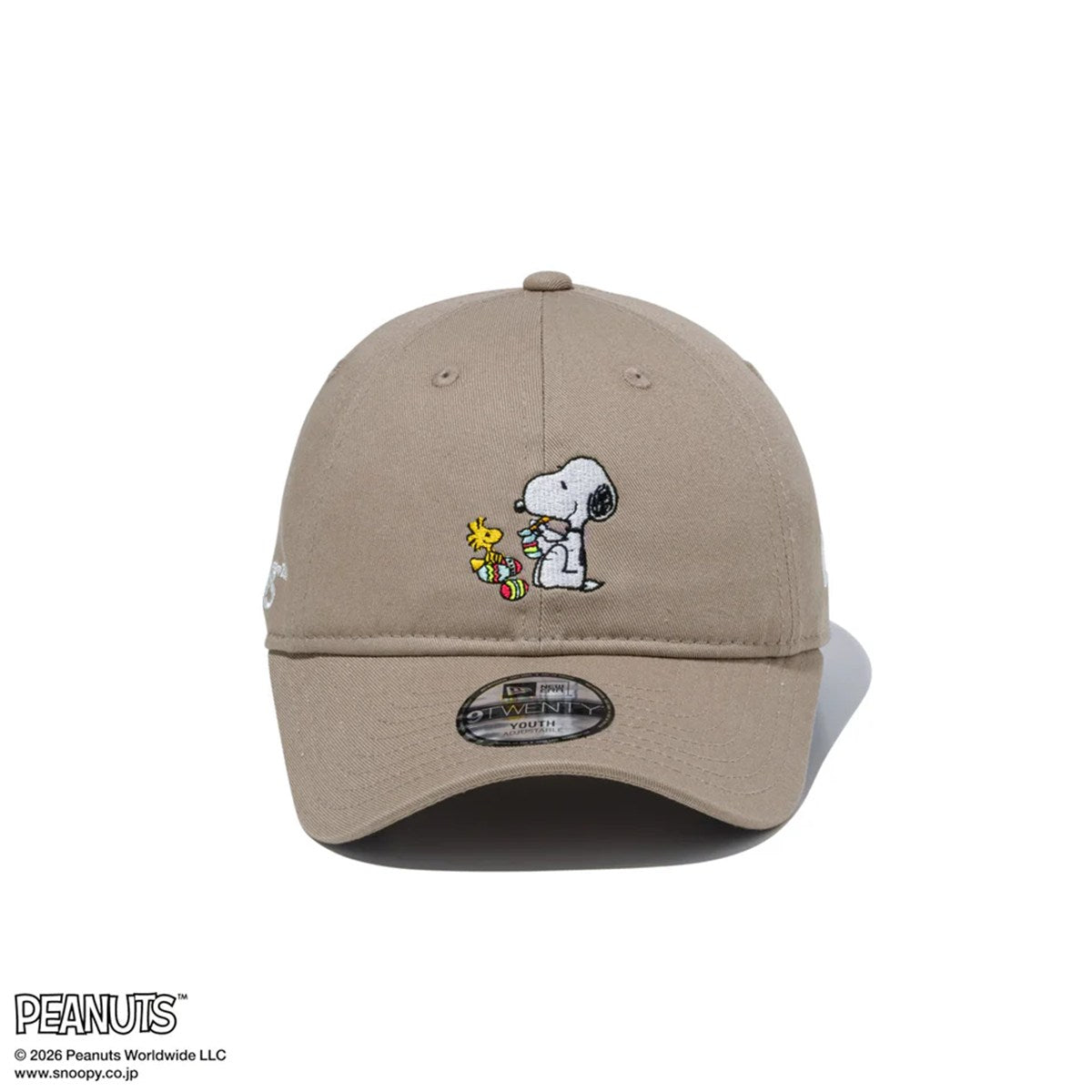 NEW ERA PEANUTS - Youth 9TWENTY EASTER SNOOPY WOOD STOCK ASH BROWN 【15087717】