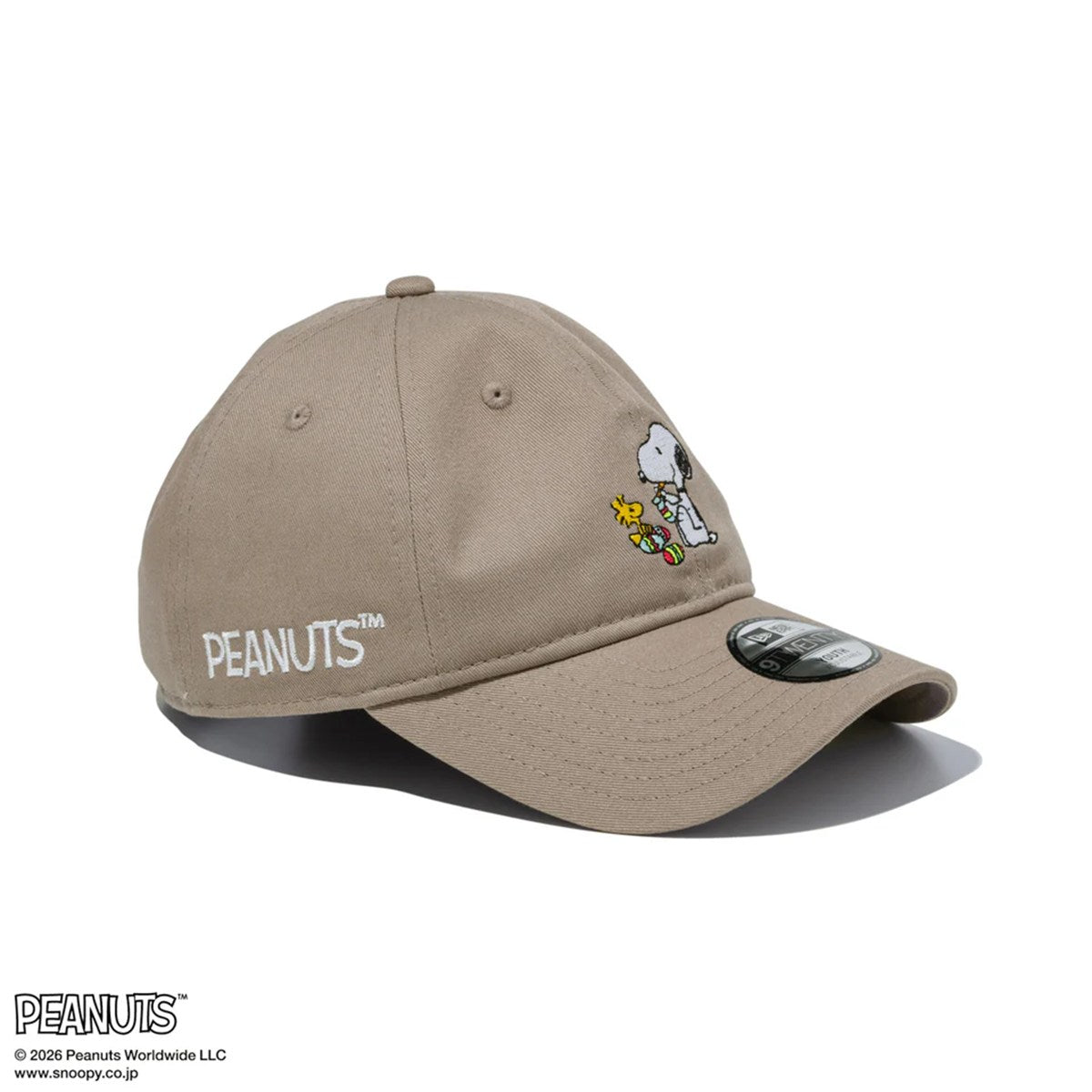 NEW ERA PEANUTS - Youth 9TWENTY EASTER SNOOPY WOOD STOCK ASH BROWN 【15087717】