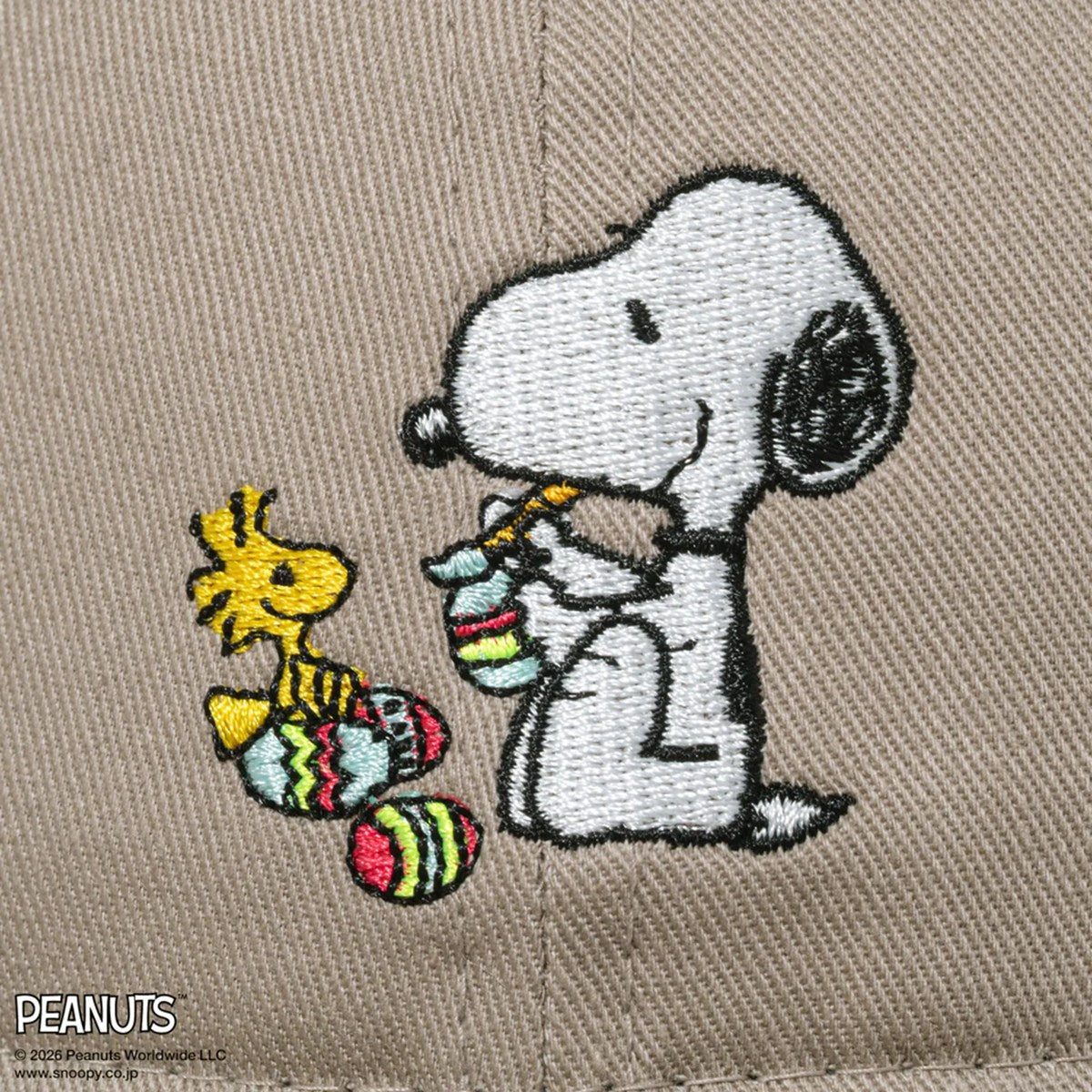 NEW ERA PEANUTS - Youth 9TWENTY EASTER SNOOPY WOOD STOCK ASH BROWN 【15087717】