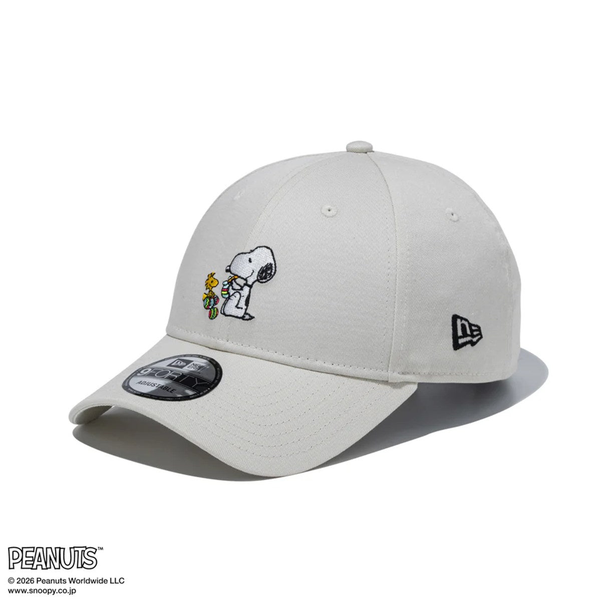 NEW ERA PEANUTS - 9FORTY EASTER SNOOPY WOOD STOCK IVORY 【15087728】
