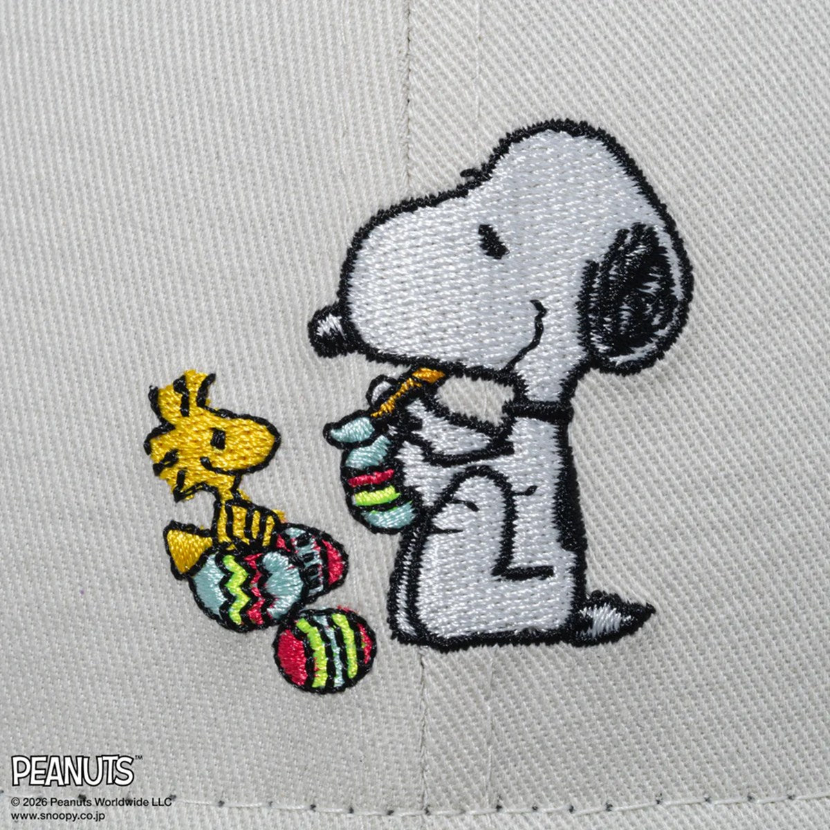 NEW ERA PEANUTS - 9FORTY EASTER SNOOPY WOOD STOCK IVORY 【15087728】