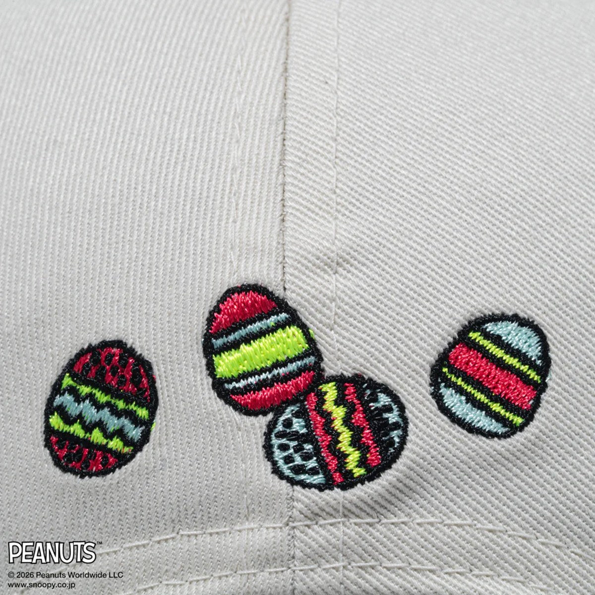 NEW ERA PEANUTS - 9FORTY EASTER SNOOPY WOOD STOCK IVORY 【15087728】