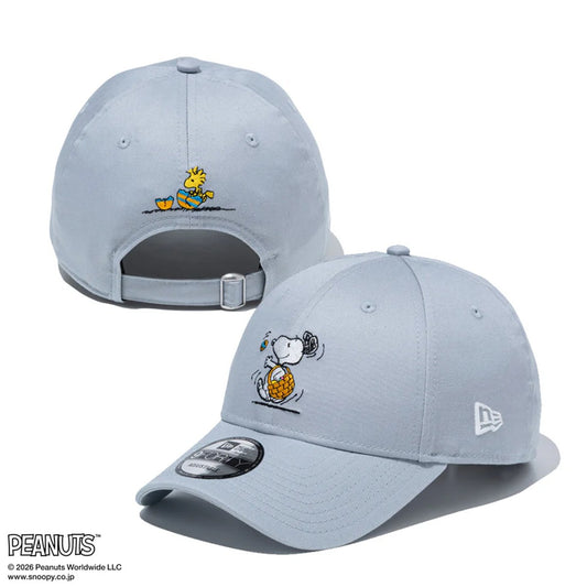 NEW ERA PEANUTS - 9FORTY EASTER SNOOPY WOOD STOCK DOLPHIN GRAY 【15087729】