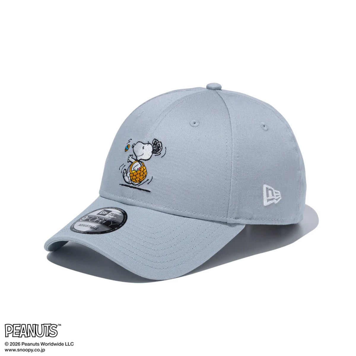 NEW ERA PEANUTS - 9FORTY EASTER SNOOPY WOOD STOCK DOLPHIN GRAY 【15087729】