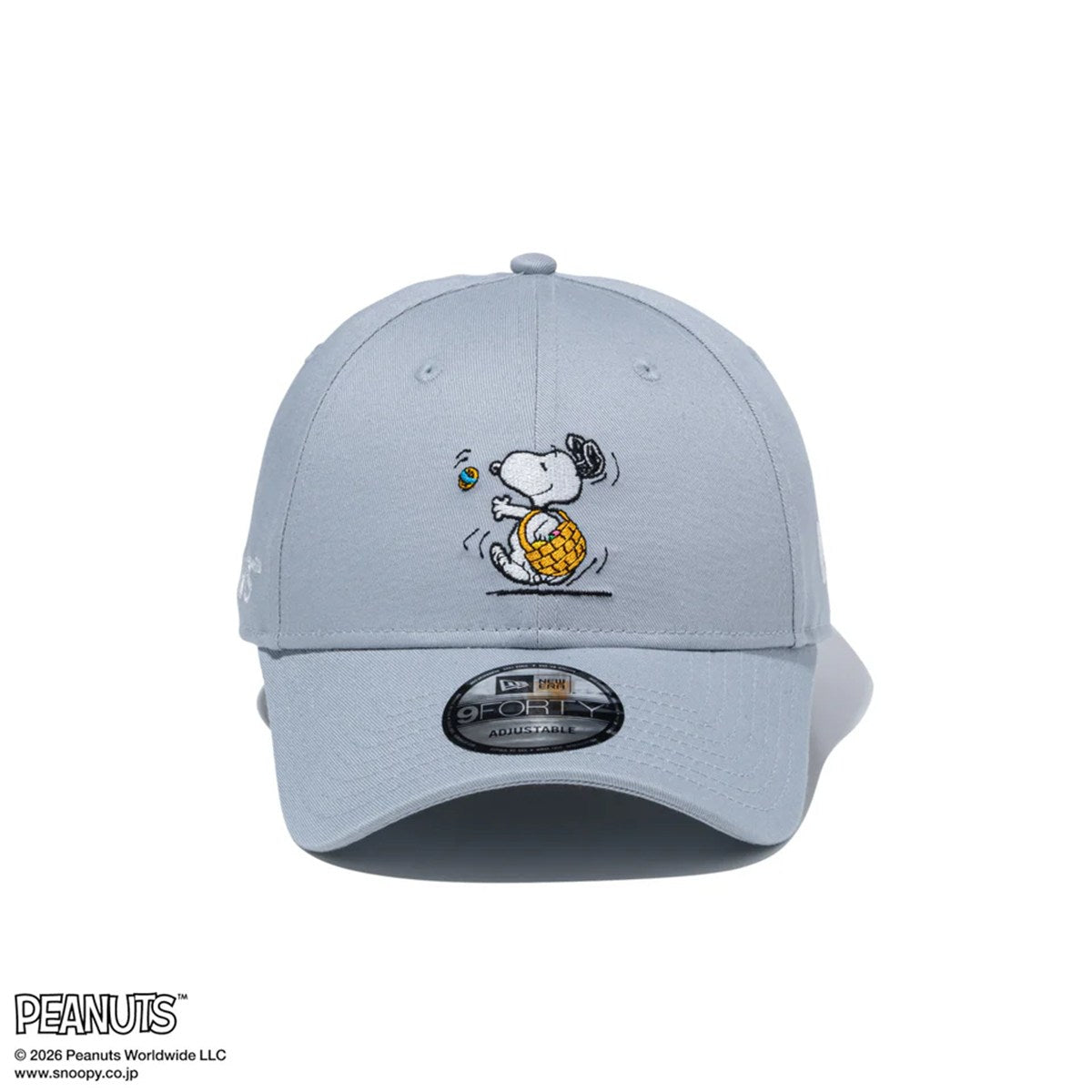 NEW ERA PEANUTS - 9FORTY EASTER SNOOPY WOOD STOCK DOLPHIN GRAY 【15087729】