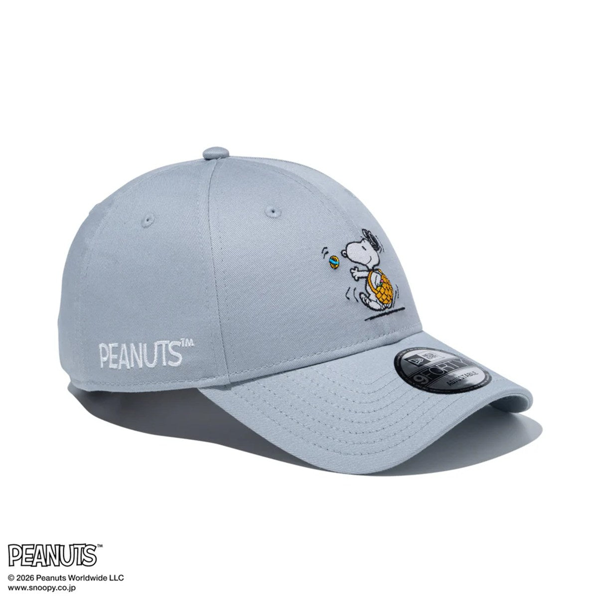 NEW ERA PEANUTS - 9FORTY EASTER SNOOPY WOOD STOCK DOLPHIN GRAY 【15087729】