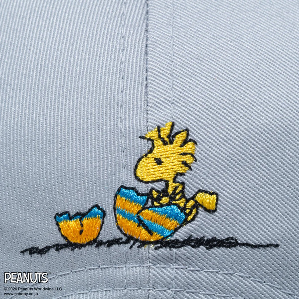 NEW ERA PEANUTS - 9FORTY EASTER SNOOPY WOOD STOCK DOLPHIN GRAY 【15087729】