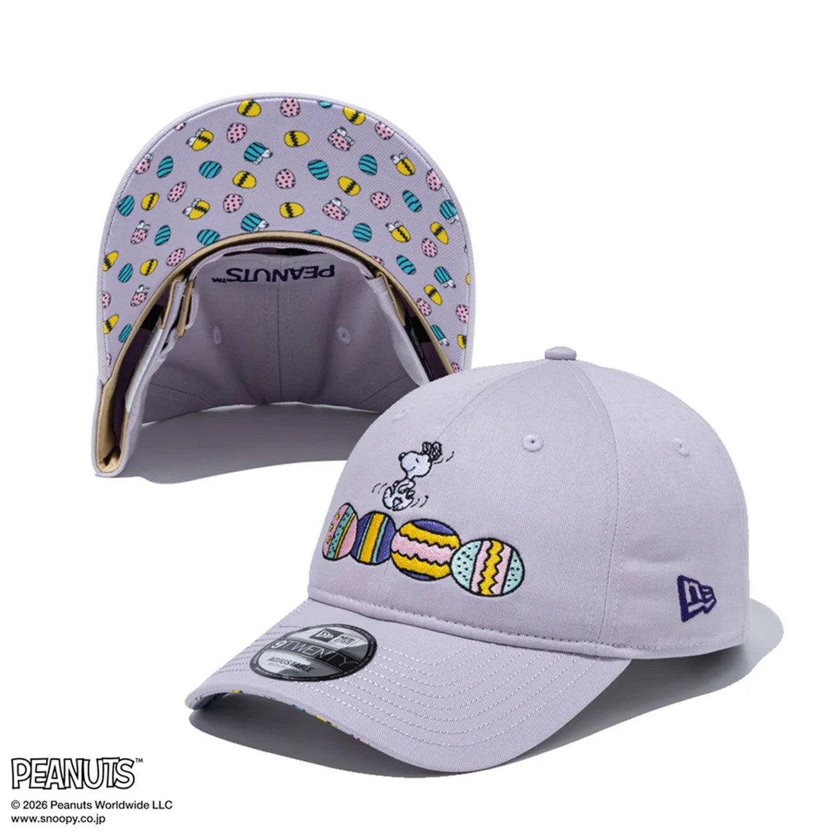 NEW ERA PEANUTS - 9TWENTY EASTER SNOOPY SOFT LAVENDER 【15087735】
