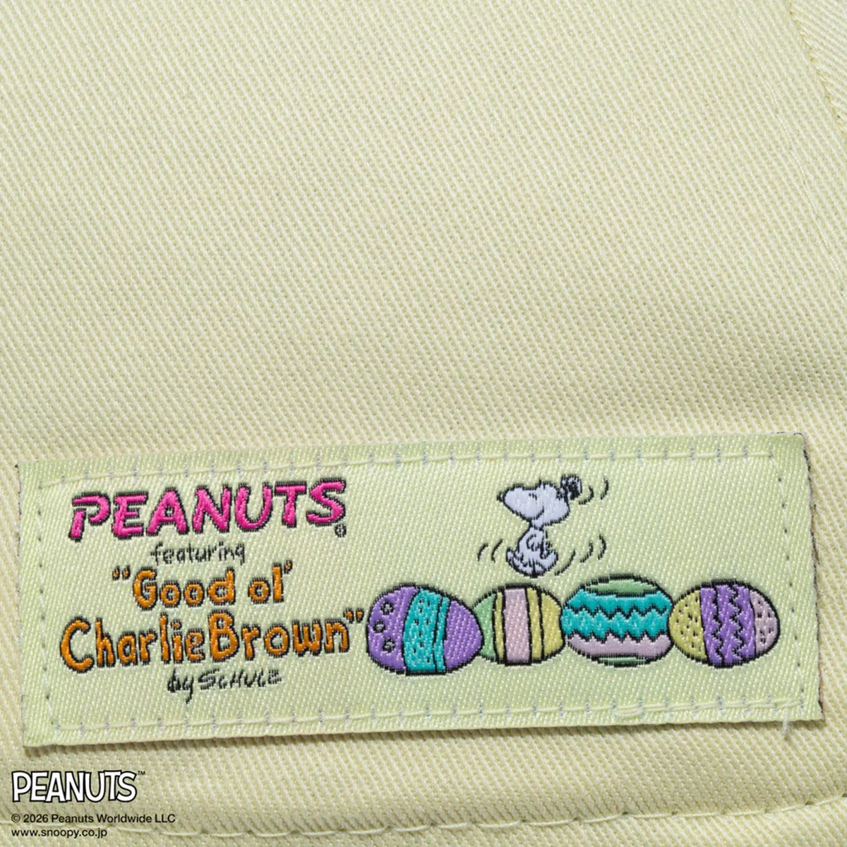 NEW ERA PEANUTS - 9TWENTY EASTER Charlie Brown POWDER YELLOW 【15087736】