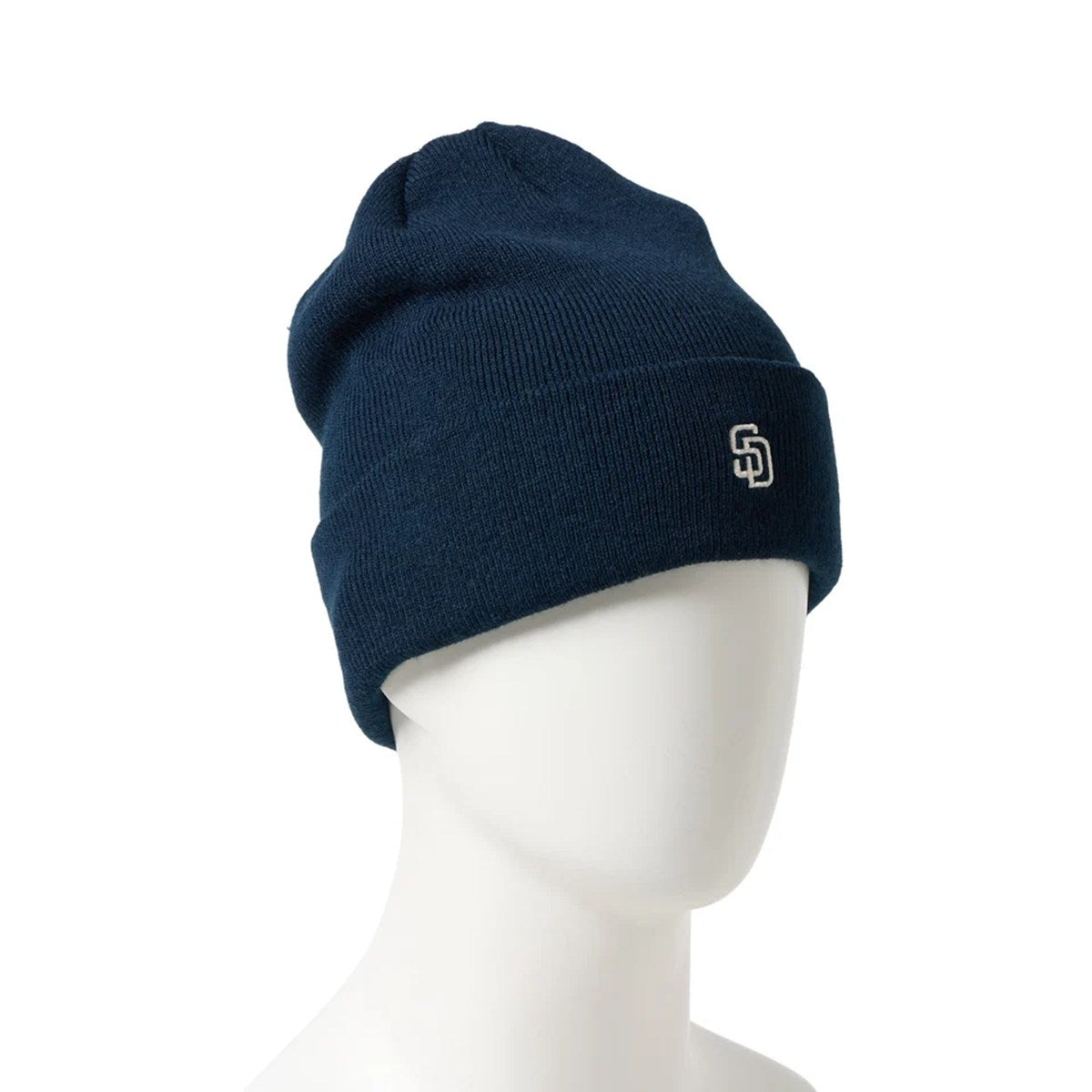 NEW ERA - San Diego Padres BASIC CUFF KNIT Mini Logo HEATHER GRAY 【15119670】