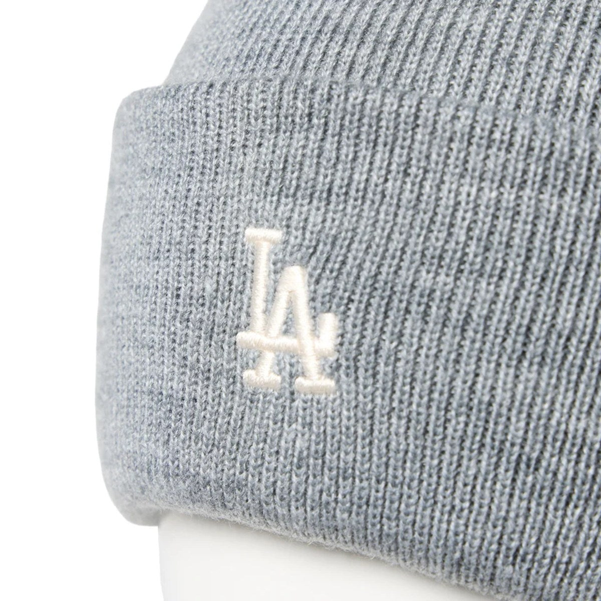 NEW ERA - Los Angeles Dodgers BASIC CUFF KNIT Mini Logo HEATHER GRAY 【15119678】