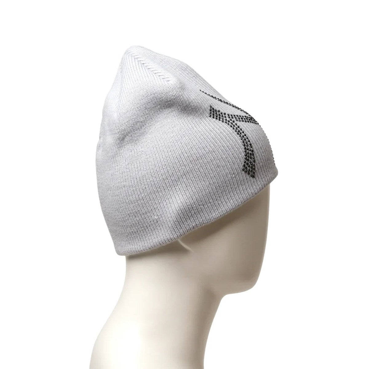 NEW ERA - New York Yankees BASIC BEANIE Rhinestone BIG LOGO SNOW GRAY 【15119758】