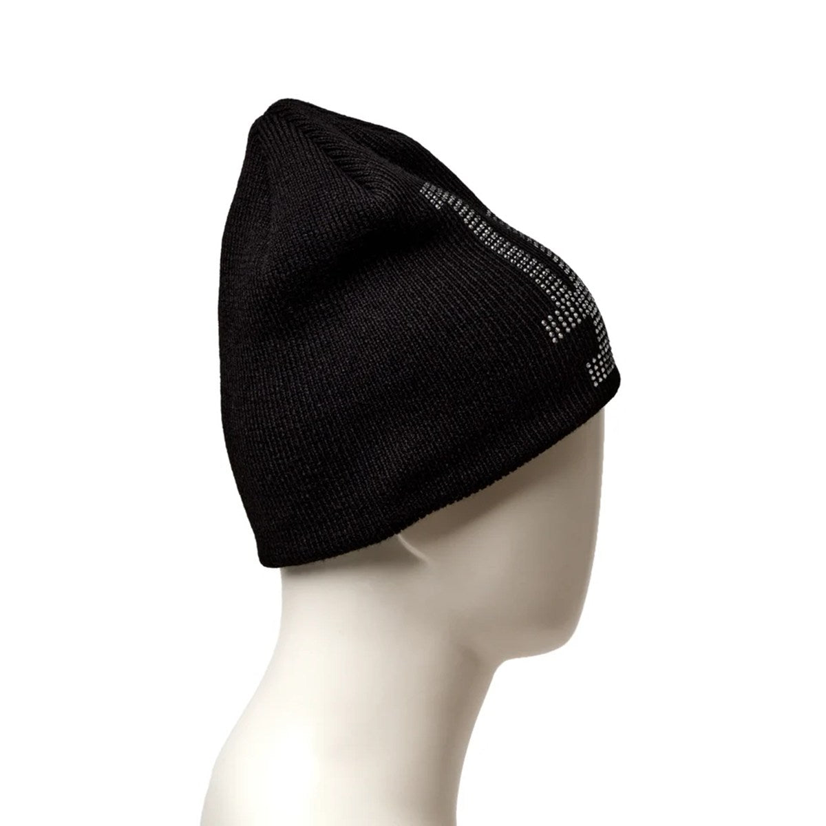 NEW ERA - Los Angeles Dodgers BASIC BEANIE Rhinestone BIG LOGO BLACK 【15119769】