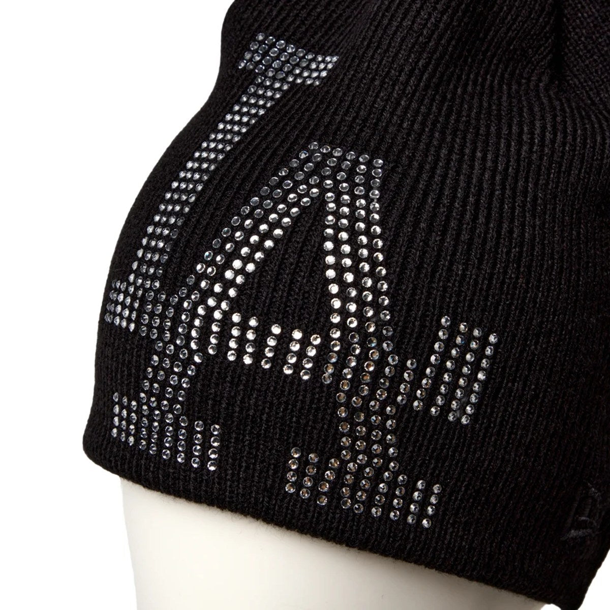 NEW ERA - Los Angeles Dodgers BASIC BEANIE Rhinestone BIG LOGO BLACK 【15119769】