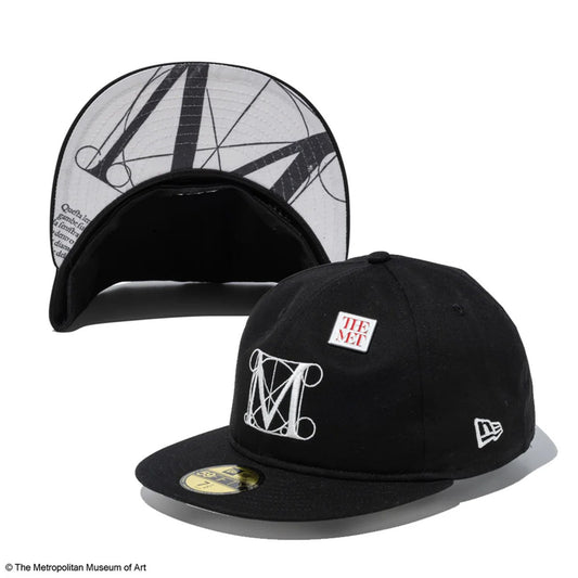 NEW ERA - 59FIFTY Soft Buckram The Met PINS BLACK 【15132680】