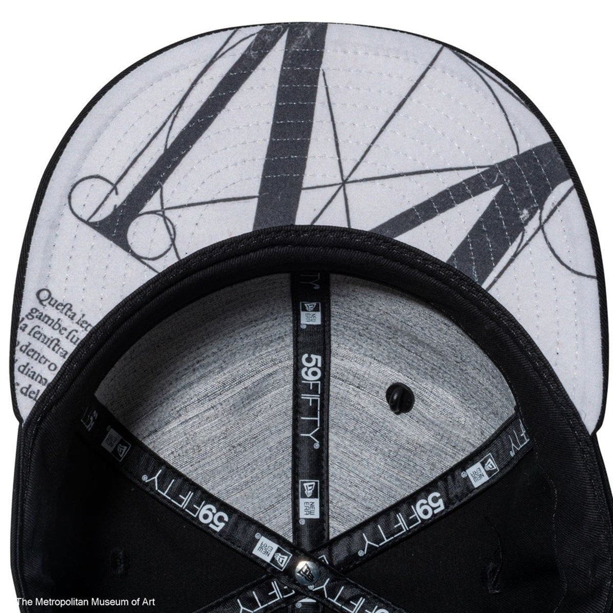 NEW ERA - 59FIFTY Soft Buckram The Met PINS BLACK 【15132680
