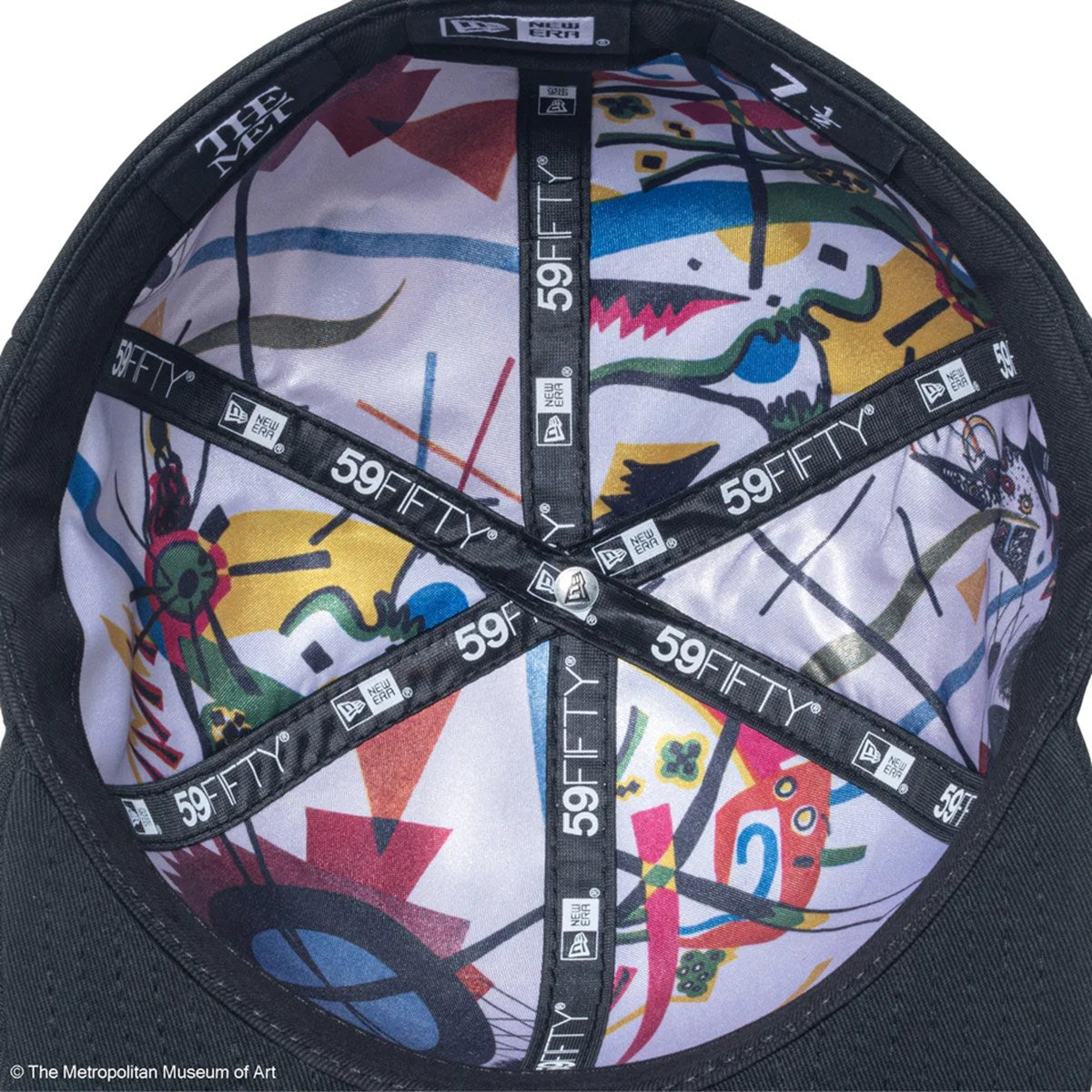 NEW WERA - 59FIFTY The Met Lining Print BLACK 【15132681】