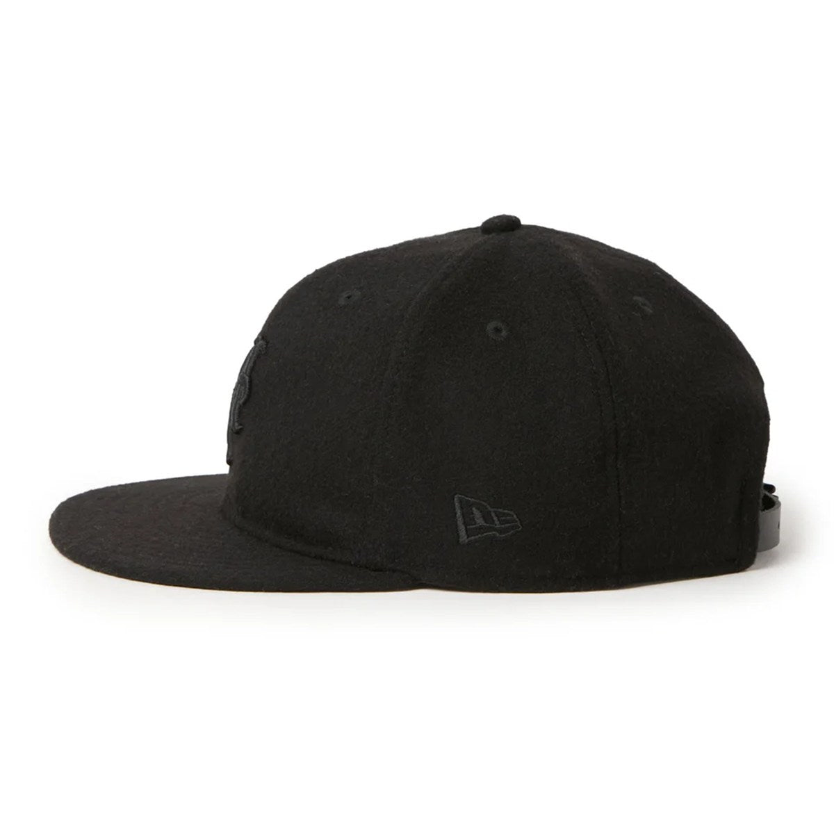 NEW ERA - New York Mets Leather Strap MLB Wool Melton BLACK【15136998】