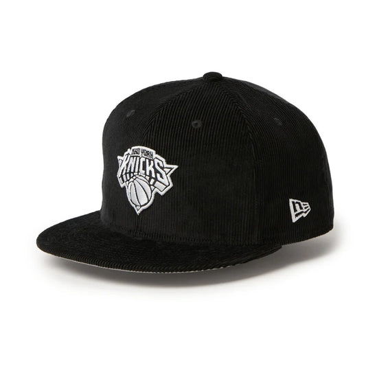 NEW ERA - New York Knicks 9FIFTY NBA Black and White CORDUROY BLACK【15137006】