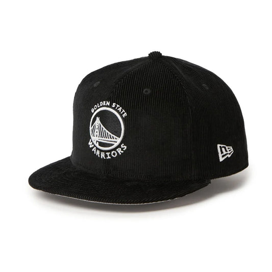 NEW ERA - Golden State Warriors 9FIFTY NBA Black and White CORDUROY BLACK 【15137014】