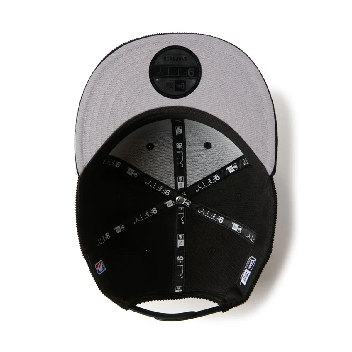 NEW ERA - Golden State Warriors 9FIFTY NBA Black and White CORDUROY BLACK 【15137014】