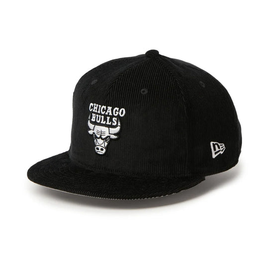 NEW ERA - Chicago Bulls 9FIFTY NBA Black and White CORDUROY BLACK【15137016】