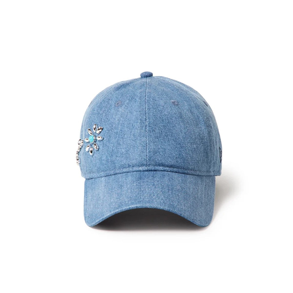 NEW ERA - 9FORTY UNST STUDS WASHED DENIM 【15137036】