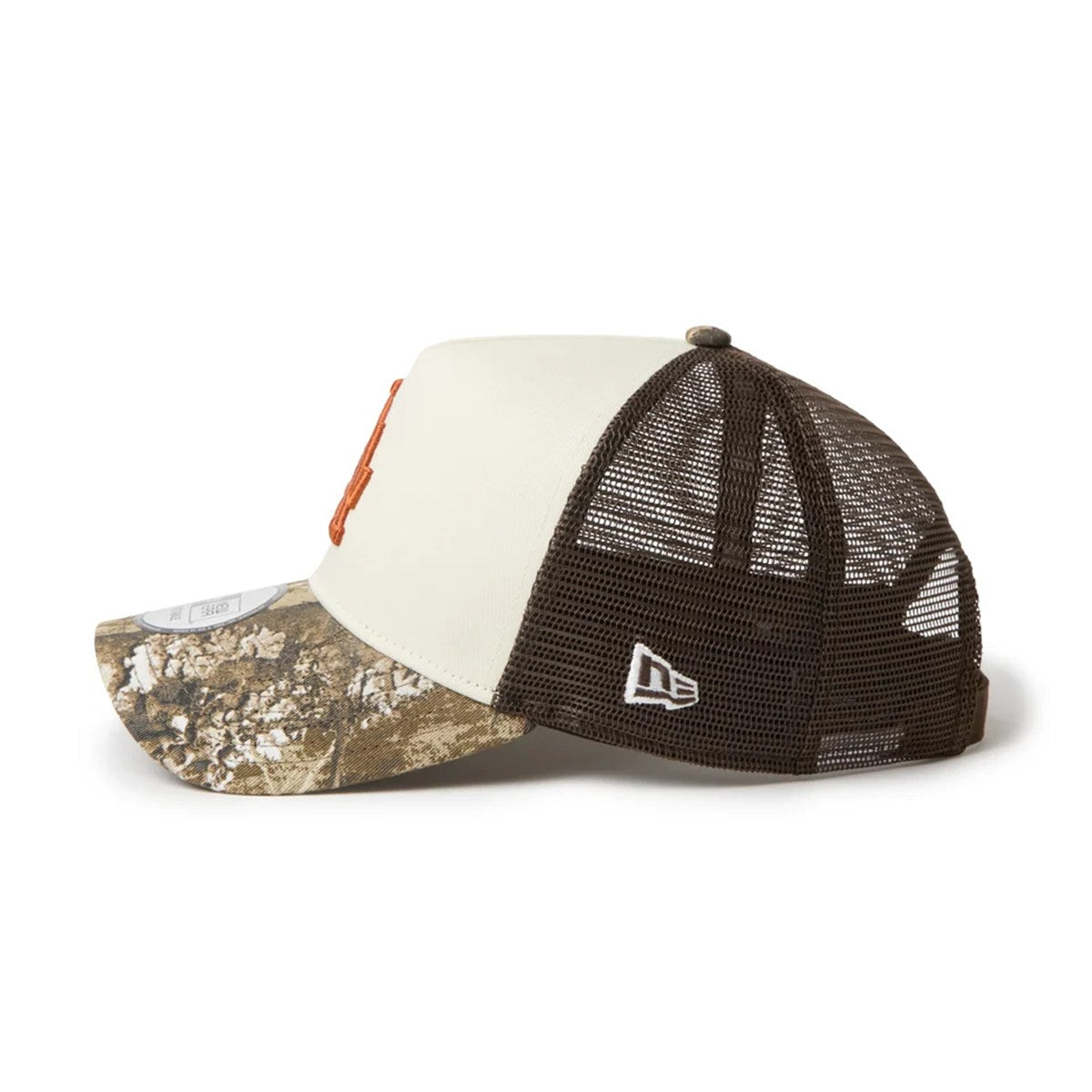 NEW ERA - Los Angeles Dodgers 9FORTY A-FRAME MLB REALTREE CAMO/CHROME WHITE【15137101】