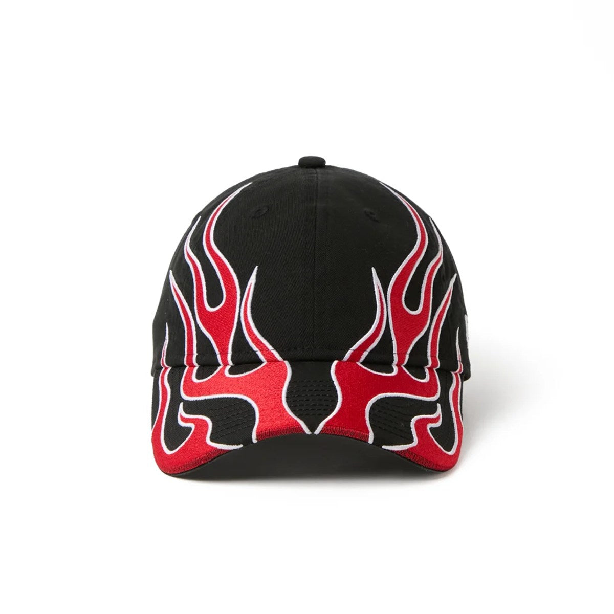 T様オーダー　コットン　ファイアーフレイムバケハ　ブラックワインレッドツバ広め NEW ERA - 9TWENTY The Flame BLACK/SCARLET 【15137205】 – HOMEGAME