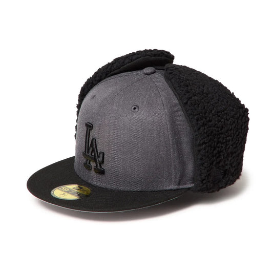 NEW ERA - 59FIFTY Dog Ear HETHER GRAPHITE/BLACK 【15137329】