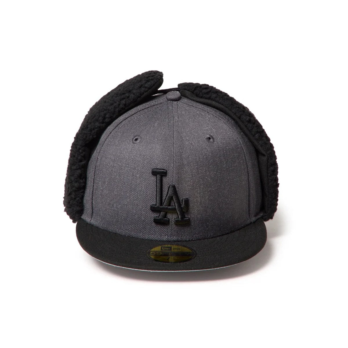 NEW ERA - 59FIFTY Dog Ear HETHER GRAPHITE/BLACK 【15137329】