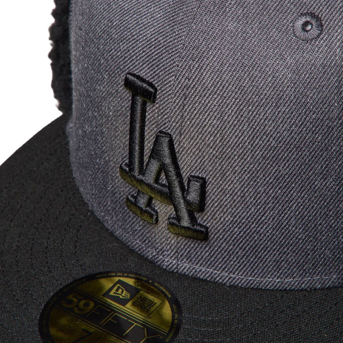 NEW ERA - 59FIFTY Dog Ear HETHER GRAPHITE/BLACK 【15137329】