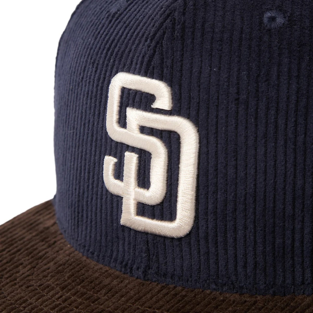 NEW ERA - San Diego Padres 59FIFTY CORDUROY NAVY/BROWN 【15137344】