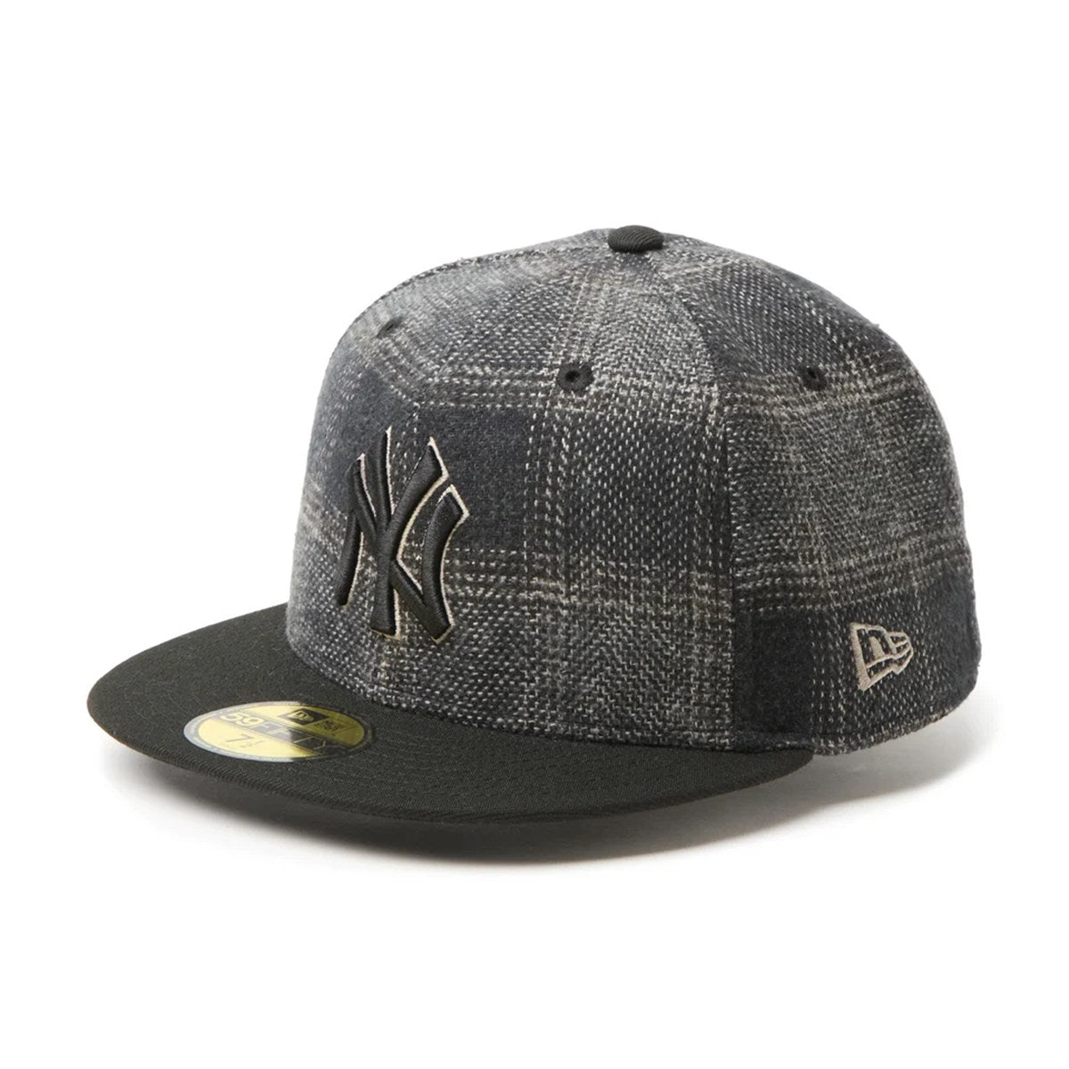 NEW ERA - New York Yankees 59FIFTY MLB Plaid BLACK/BLACK 【15137355】
