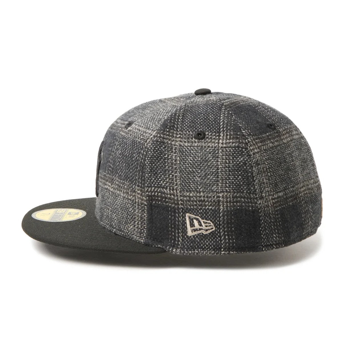 NEW ERA - New York Yankees 59FIFTY MLB Plaid BLACK/BLACK 【15137355】