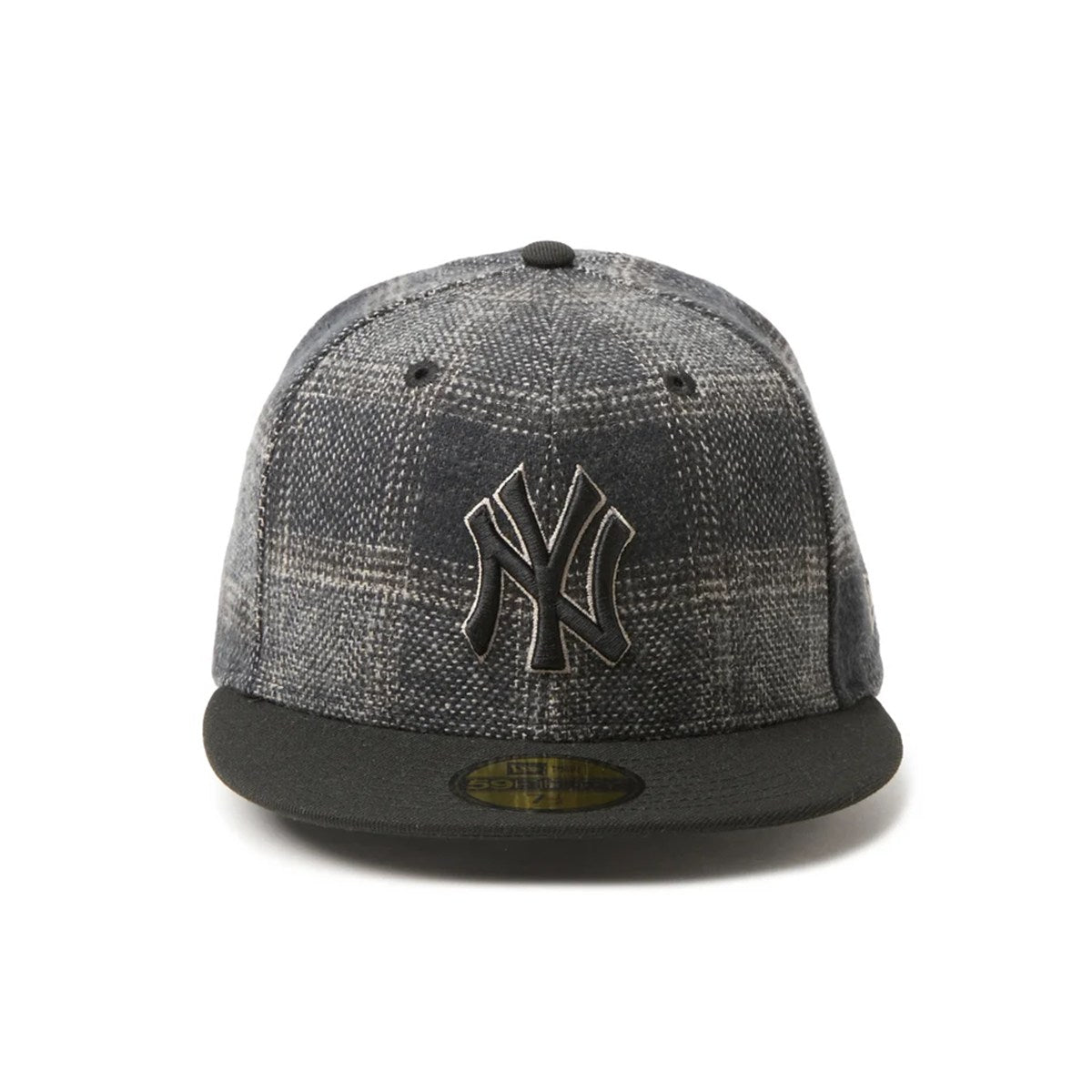 NEW ERA - New York Yankees 59FIFTY MLB Plaid BLACK/BLACK 【15137355】