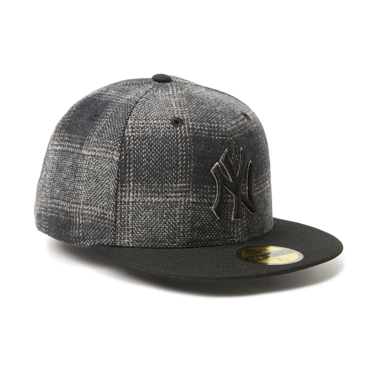 NEW ERA - New York Yankees 59FIFTY MLB Plaid BLACK/BLACK 【15137355】