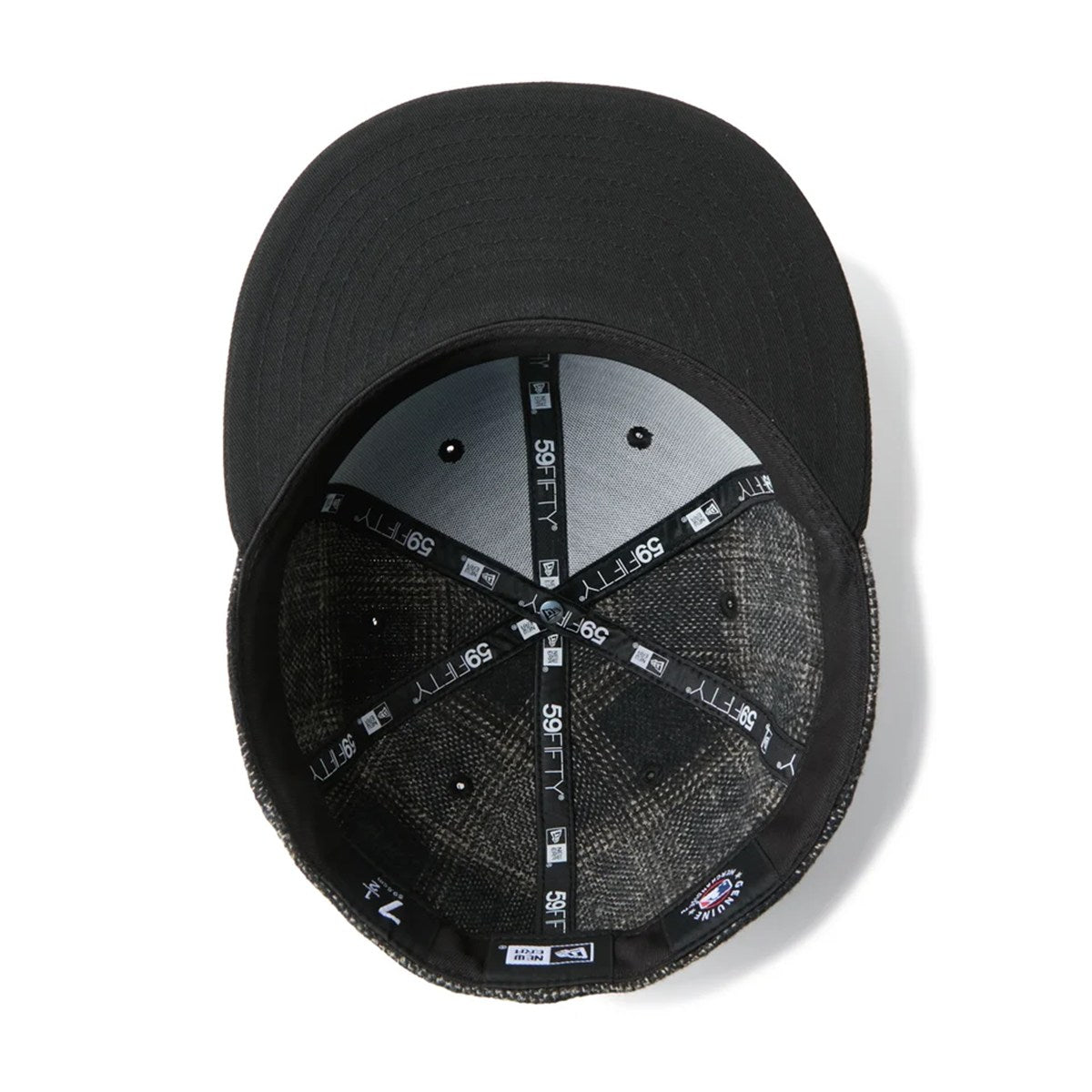 NEW ERA - New York Yankees 59FIFTY MLB Plaid BLACK/BLACK 【15137355】