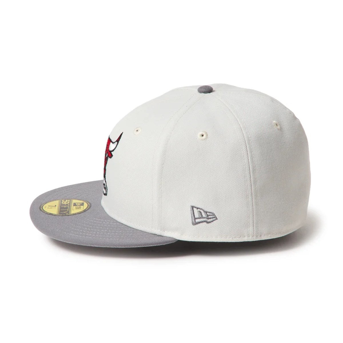 NEW ERA - Chicago Bulls 59FIFTY NBA Hardwood Classics Sandy Linen/Storm Gray【15137391】