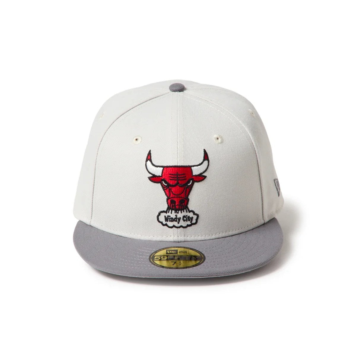 NEW ERA - Chicago Bulls 59FIFTY NBA Hardwood Classics Sandy Linen/Storm Gray【15137391】