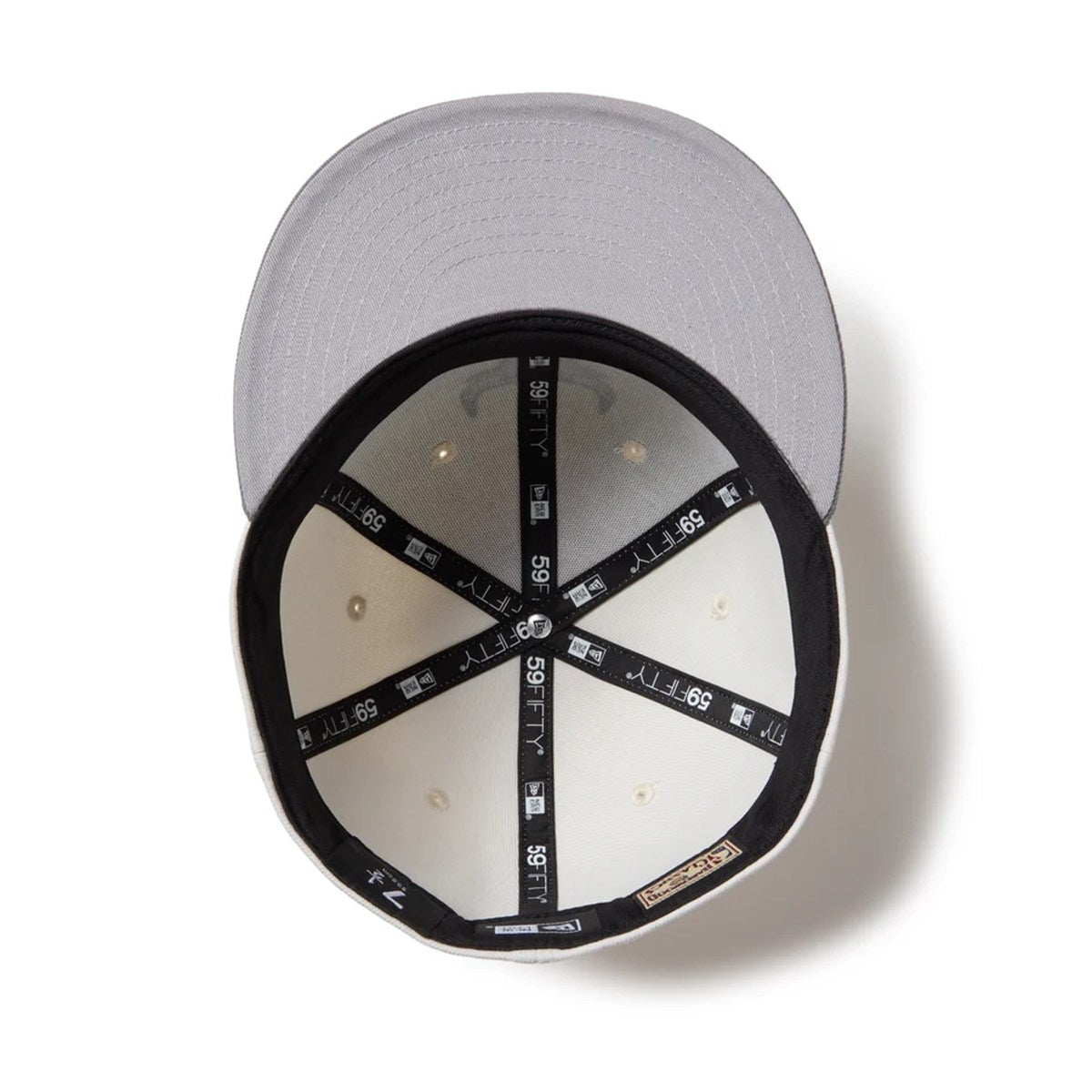 NEW ERA - Chicago Bulls 59FIFTY NBA Hardwood Classics Sandy Linen/Storm Gray【15137391】