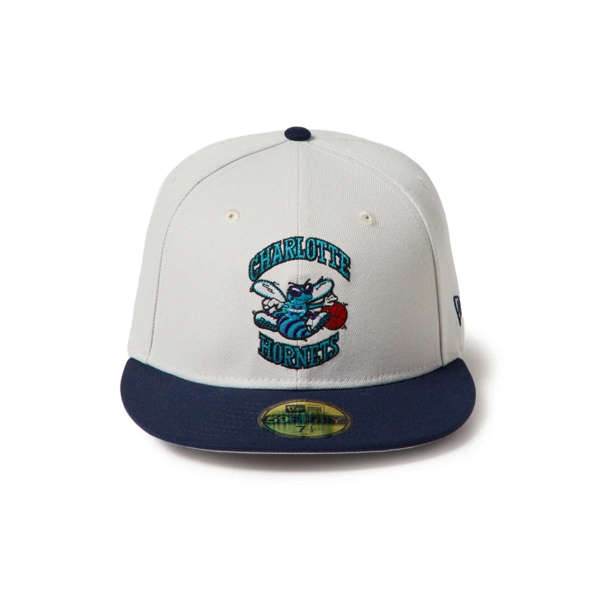 NEW ERA - Charlotte Hornets 59FIFTY NBA Hardwood Classics Sandy Linen/Oceanside Blue【15137392】
