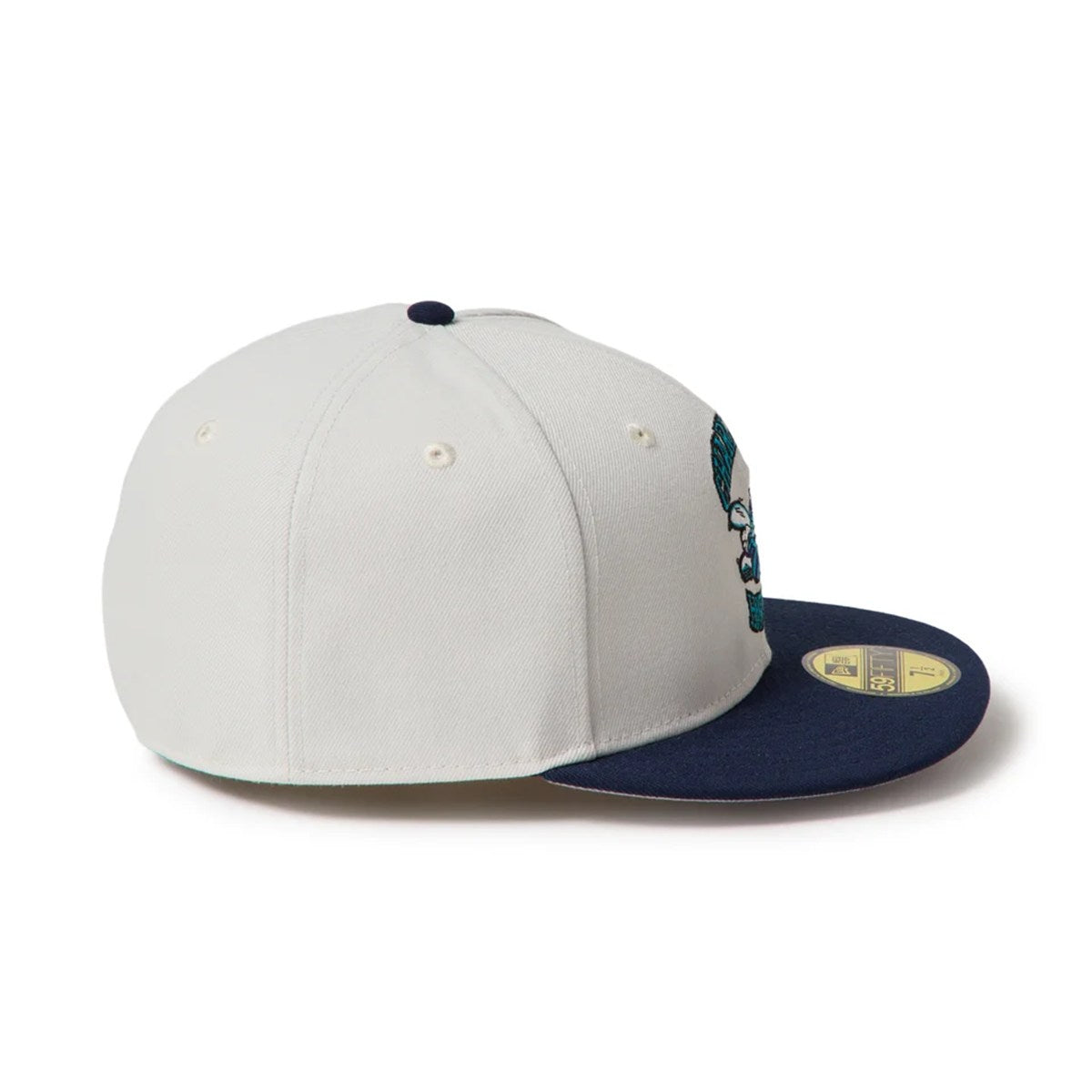 NEW ERA - Charlotte Hornets 59FIFTY NBA Hardwood Classics Sandy Linen/Oceanside Blue【15137392】
