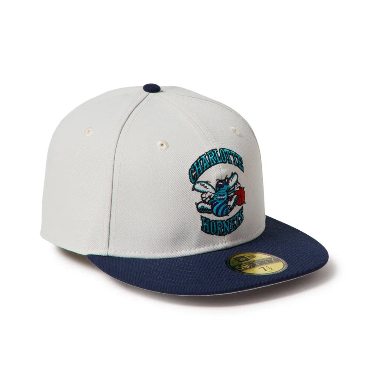 NEW ERA - Charlotte Hornets 59FIFTY NBA Hardwood Classics Sandy Linen/Oceanside Blue【15137392】